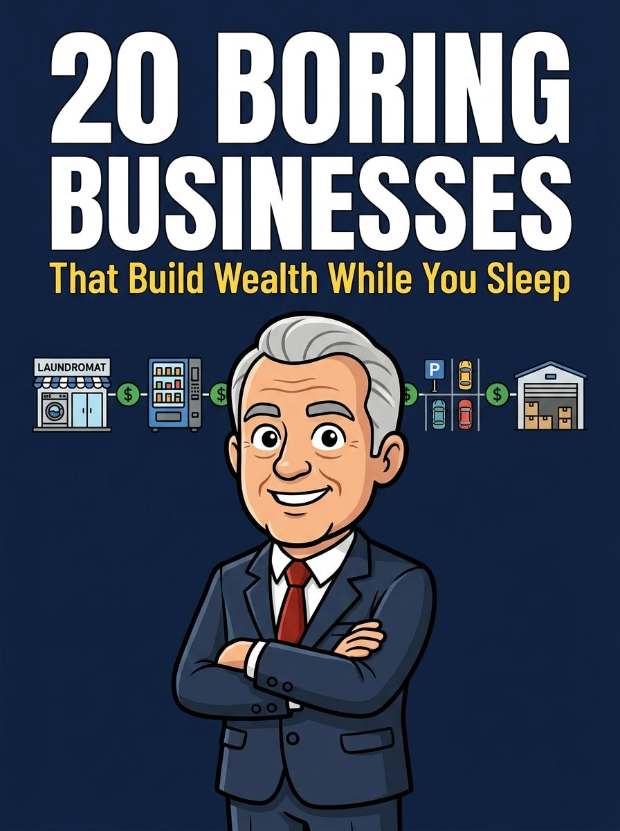 BORING BUSINESSES THAT PAY YOU WHILE YOU SLEEP
