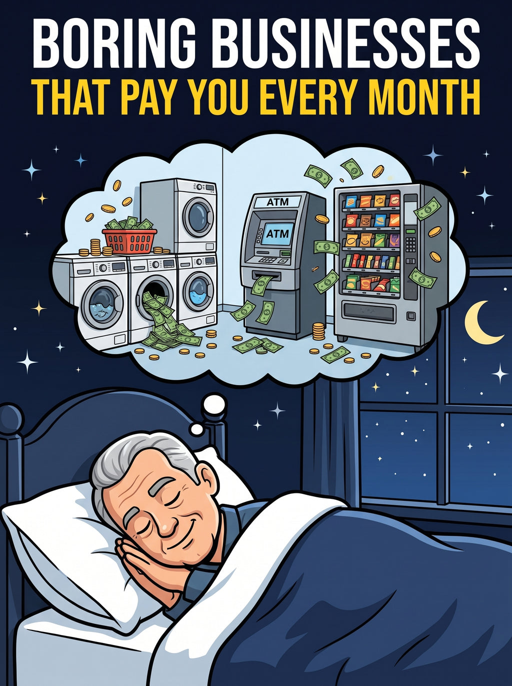 BORING BUSINESSES THAT PAY YOU WHILE YOU SLEEP