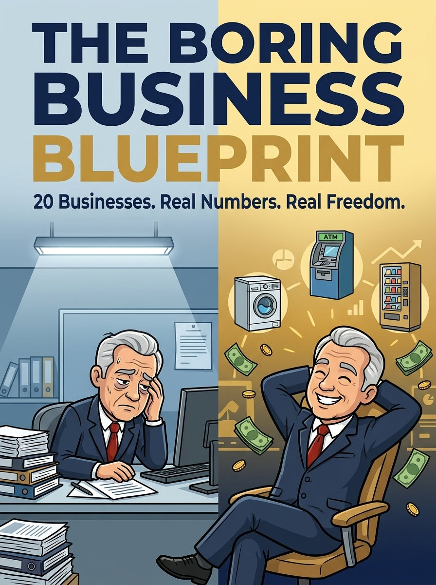 BORING BUSINESSES THAT PAY YOU WHILE YOU SLEEP